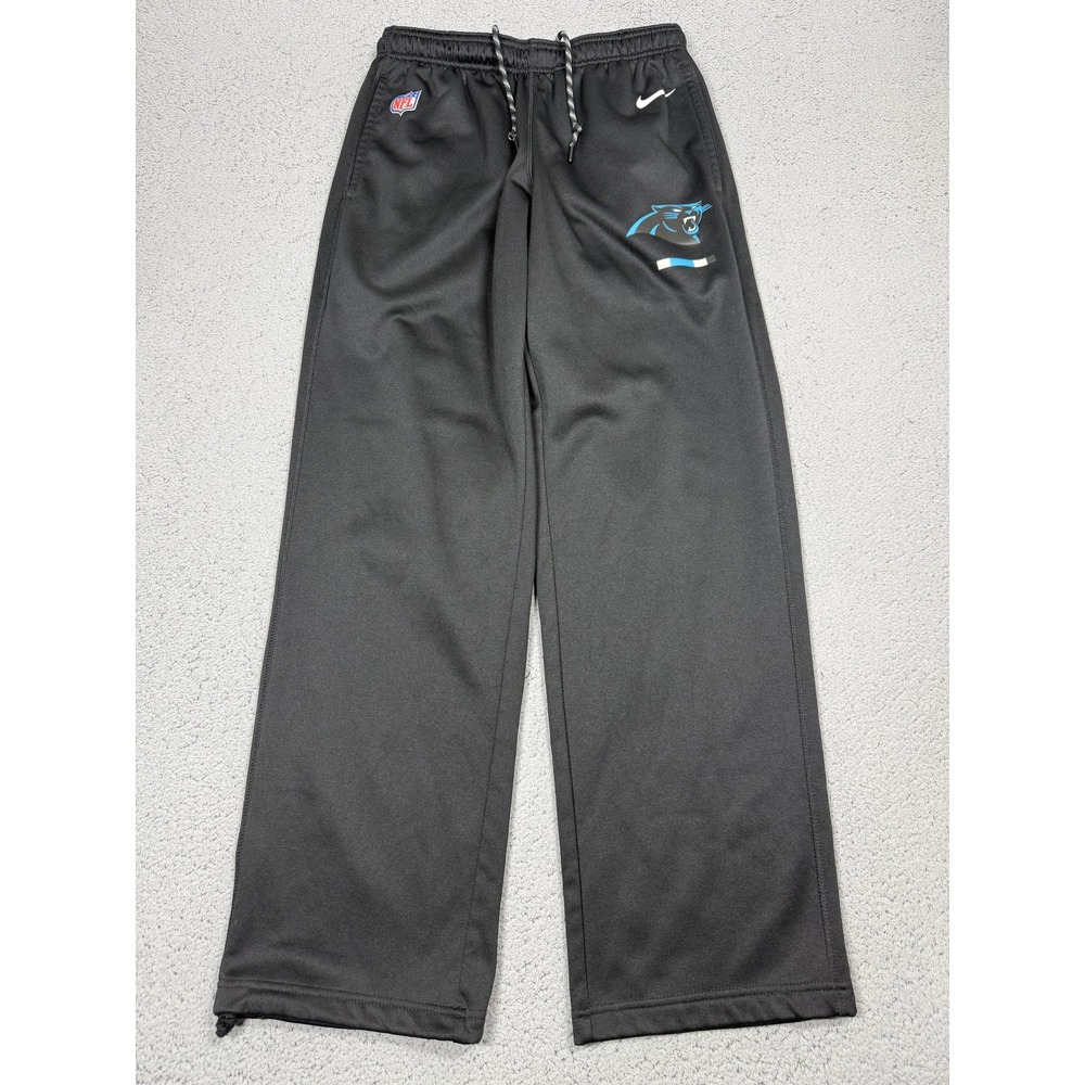 Nike Carolina Panthers Pants Mens Medium Black NFL Football Dri Fit On Field